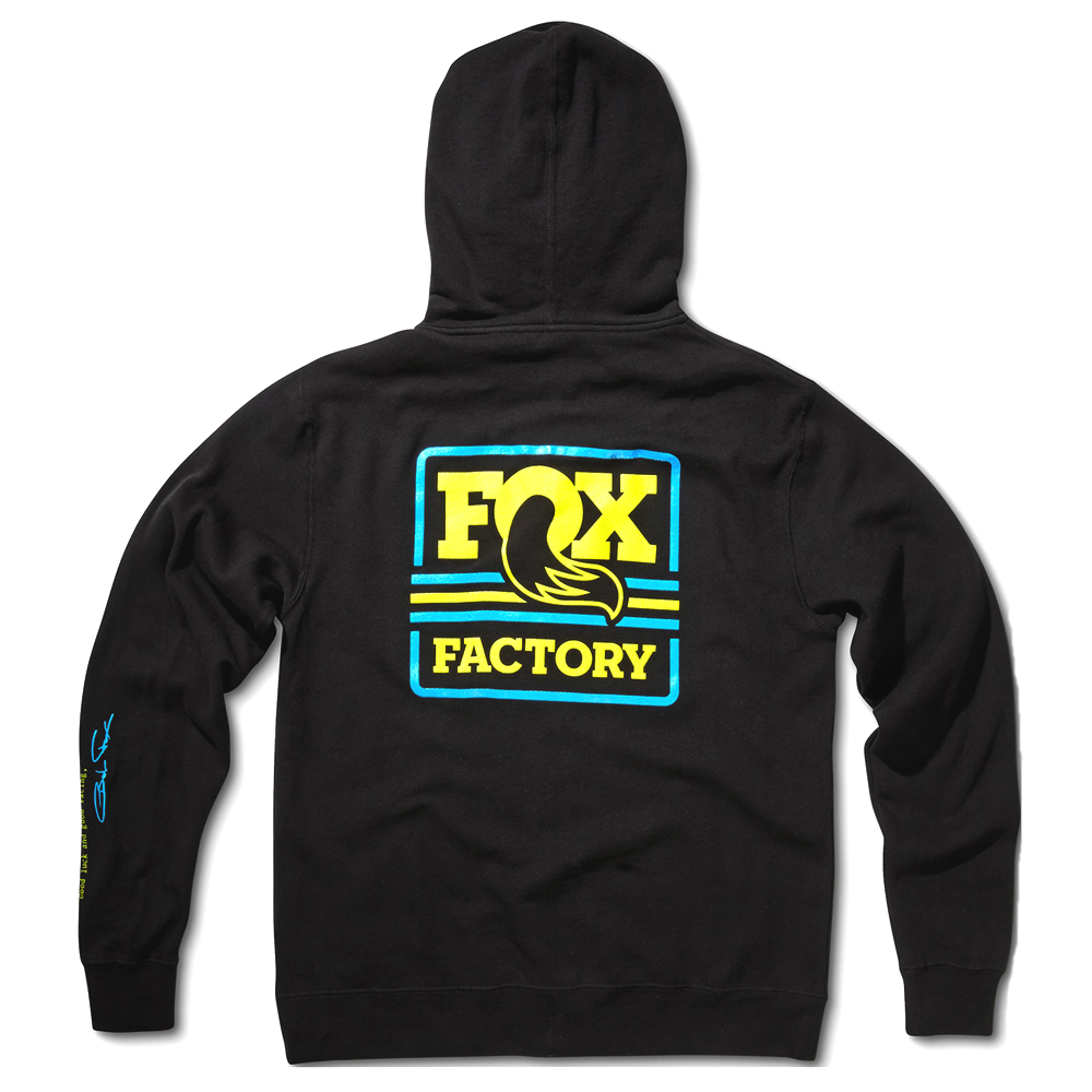 FOX Throwback Zip Hoodie schwarz Bikeberg